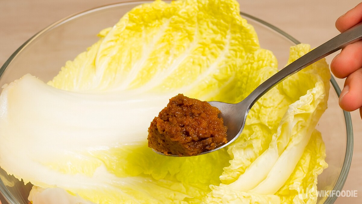배추 된장 무침, 고급 식당 비법 공개
